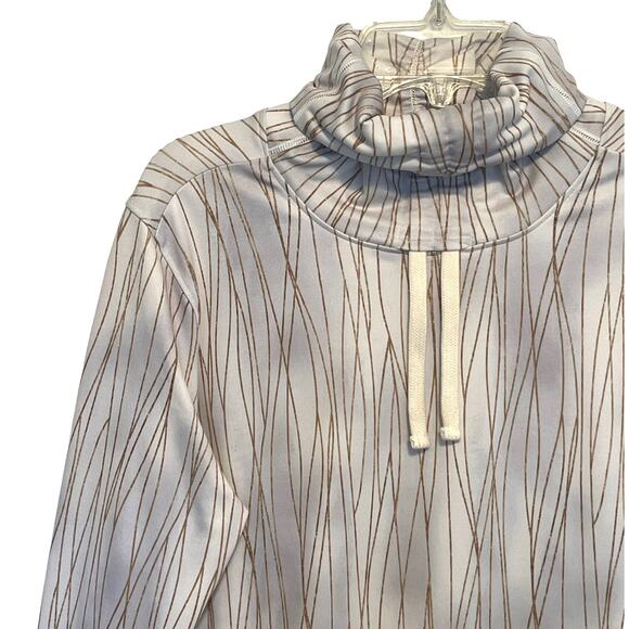 Calia Cold Weather Compression Sweatshirt Womens Medium Entwined Silver Active - Picture 4 of 8